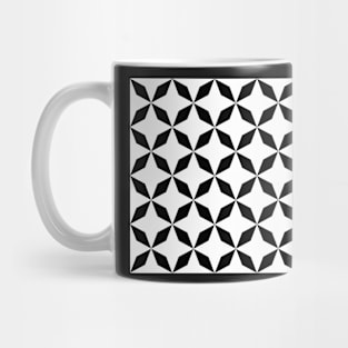 Abstract pattern - black and white. Mug